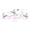 Managed L3 network switch MikroTik CRS310-1G-5S-4S+IN — 1U, 1x Gigabit, 5x SFP, 4x SFP+, 10G, DC/PoE 18–57V, 20W max