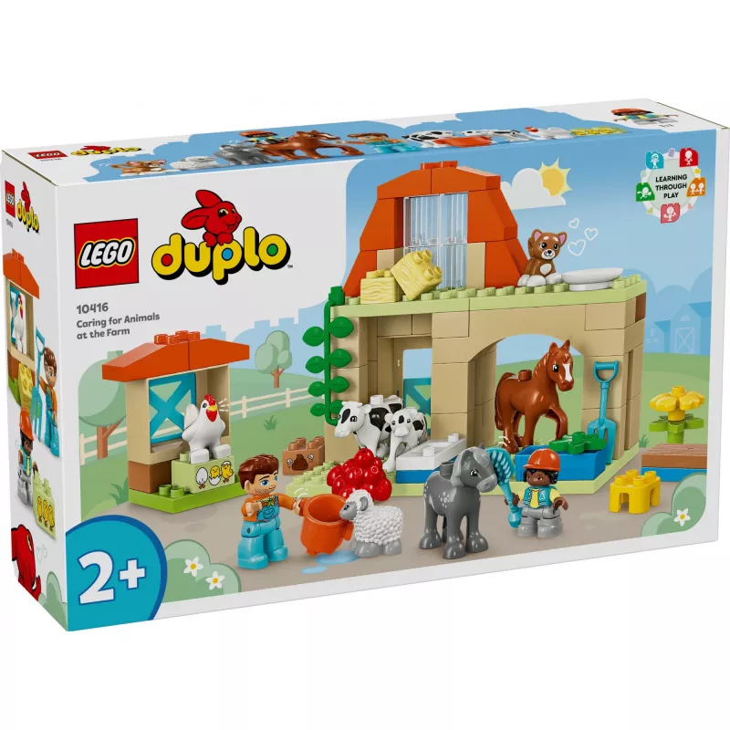 Construction toy LEGO DUPLO Farm Animal Care set 10416 — 74 pieces, 2 minifigures, age 2+