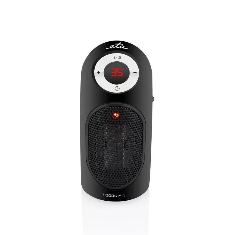 ETA | Heater | ETA162390000 Fogos mini | Fan heater | 400 W | Suitable for rooms up to 8 m² | Black | N/A
