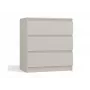Chest of Drawers MALWA M3 by top e shop — 3 drawers, 700×750×400 mm, particleboard, cashmere matt finish