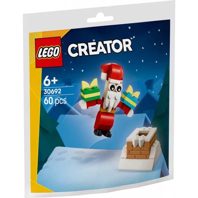 Construction toy LEGO Santa's Chimney polybag 30692 – mini seasonal build set