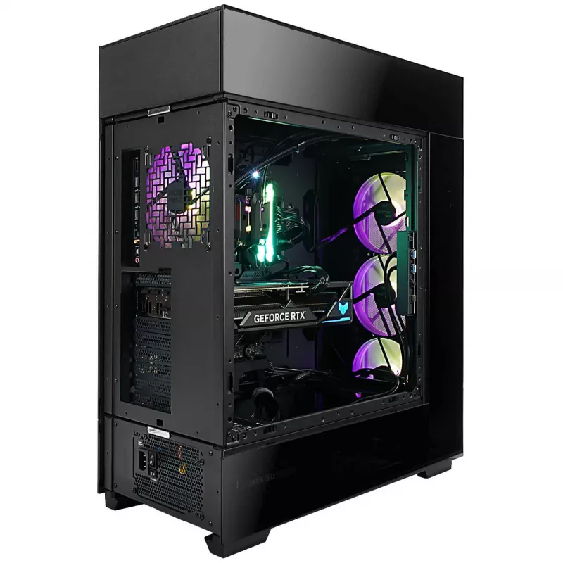 InWin Modfree Deluxe Big-Tower Tempered Glass - black