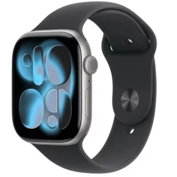 Watch Series 11 GPS 46mm Space Grey Aluminium Case with Black Sport Band - M/L