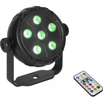 LED spot EUROLITE PK-3 USB TCL 3W RGB – compact USB-powered RGB spot, 3W