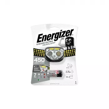 ENERGIZER Headlight Vision Ultra 3AA 450 LM, 3 colours of light