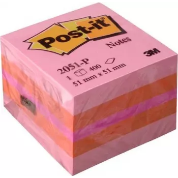 3M Post-it Notes Sticky Notes Mini Dice 51 x 51 mm pink 2051-P