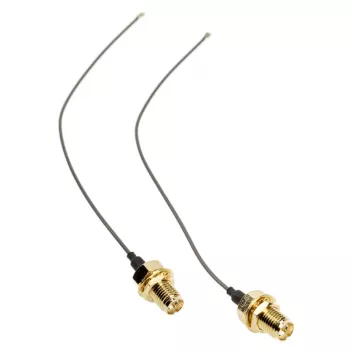 Akasa A-ATC01-150GR signal cable 0.15 m Black, Gold