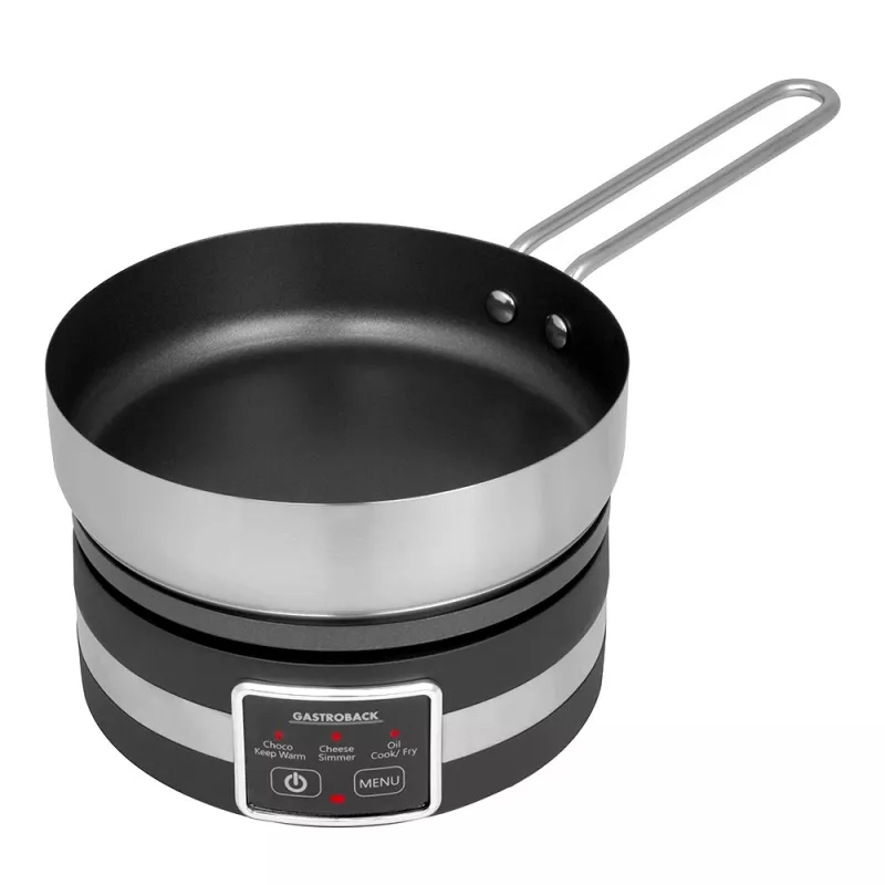 Electric Fondue Gastroback 42568 1.8L 8 Persons Black Stainless Steel