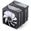 CPU cooler Jonsbo CA80 Dual-Tower, 2×120mm PWM fans, ARGB, black