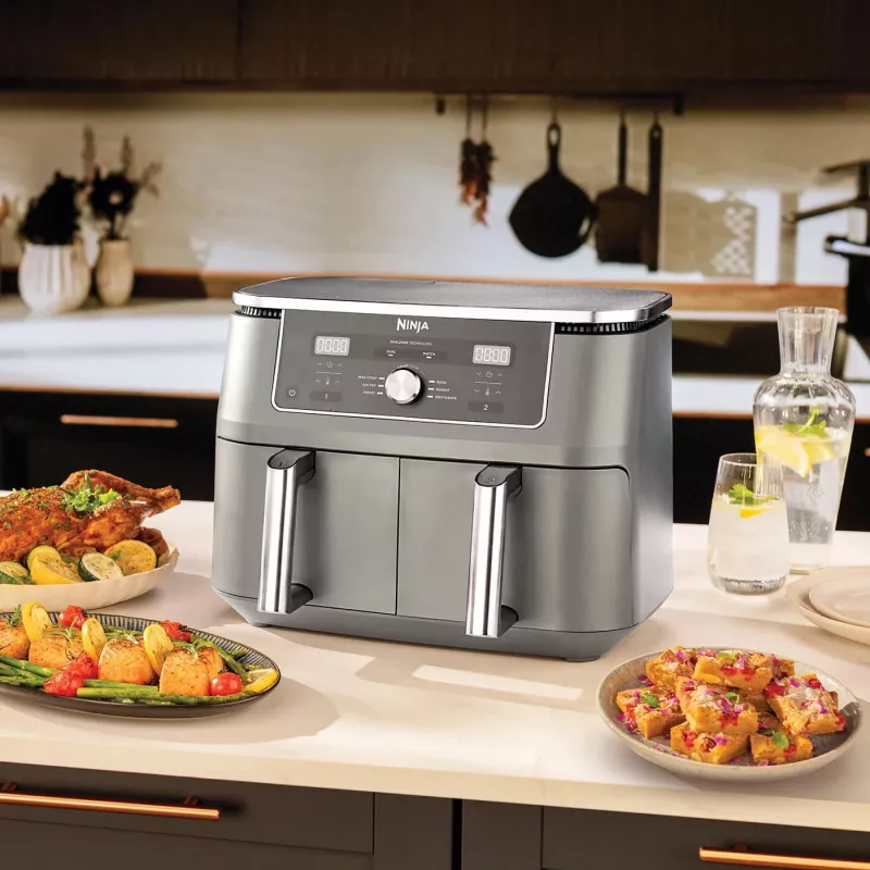 Hot air fryer Ninja DZ400EU 9.5 L 2470 W Grey Double