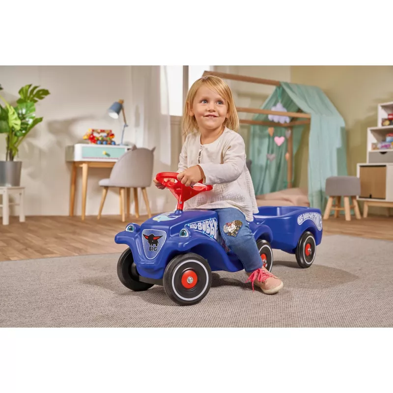 Ride-on car Simba-Dickie BIG Bobby-Car, push drive, ages 1–5, 4 wheels, blue/red