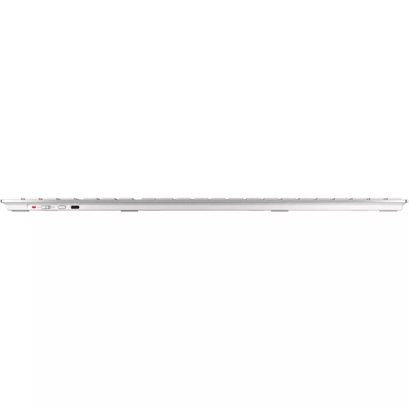 CHERRY DW 9100 SLIM keyboard Mouse included Universal RF Wireless + Bluetooth QWERTZ German Silver