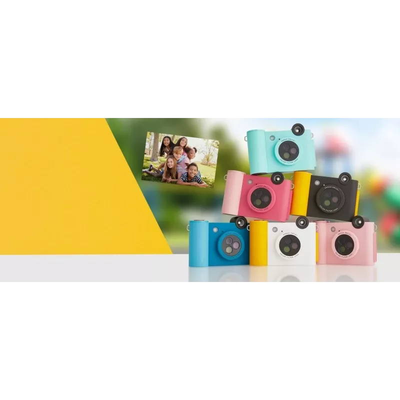 Instant print camera Kodak SMILE+ 2x3 Black — portable instant photo camera with 2×3 prints