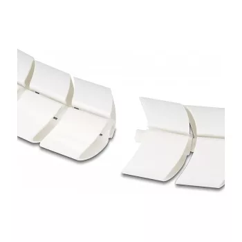 Cable duct DeLOCK 740 x 75 mm height adjustable white