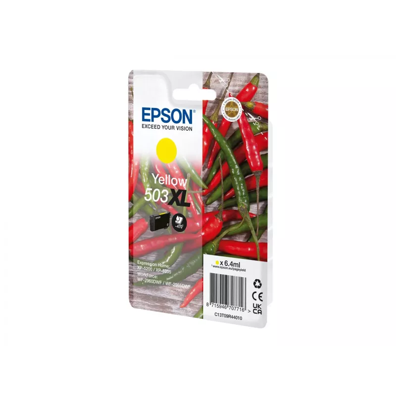 Ink cartridge Epson 503XL yellow, original high (XL) yield, 6.4 ml, single pack