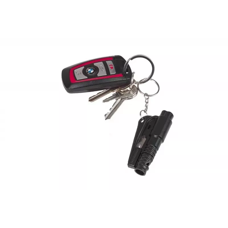 Emergency tool GUARD YC-004-BL — belt knife with whistle, glass breaker, technopolymer, 75×35×15 mm, 100 g