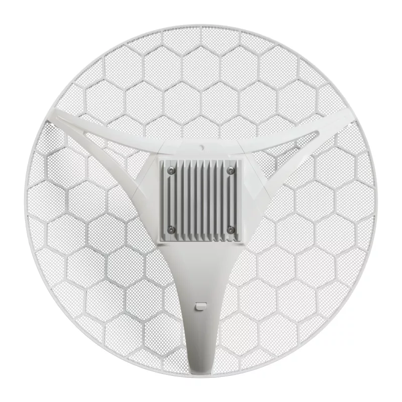 Cellular network modem MikroTik LHG LTE6 kit 4G PoE outdoor, 1x Gigabit Ethernet, 700/850 MHz bands, 0.8 GHz CPU, 256 MB RAM