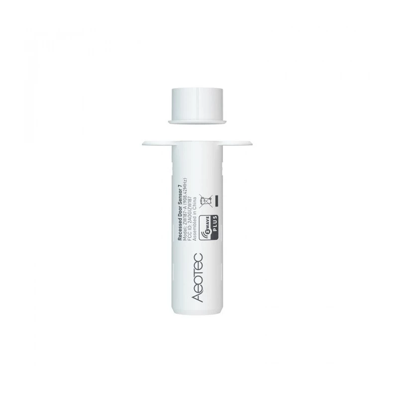 Recessed Door Sensor AEOTEC Recessed Door Sensor 7 Z-Wave Plus V2 White — recessed contact sensor for doors/frames