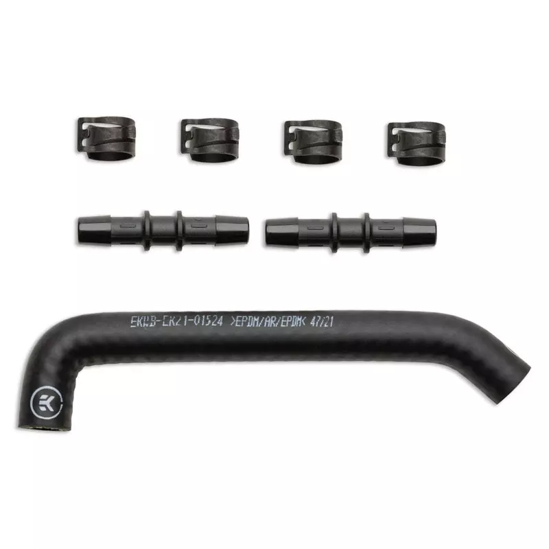 Tubing EK Water Blocks EK-Pro 17/10mm Reinforced EPDM Preformed 45° & 90°