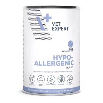 Wet dog food VETEXPERT Hypoallergenic Horse 400 g — grain-free, gluten-free, adult dogs