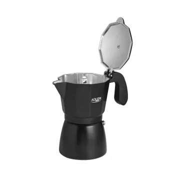 Espresso coffee maker Adler AD 4421 — 15 bar pump, black housing