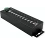 USB hub Exsys EX-1170HMVS 10-port metal DIN-rail with 15 kV ESD protection