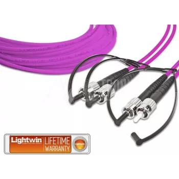 Lightwin LDP-50 ST-ST 3.0 OM4 Fibre Optic Cable 3 m Violet (LDP-50 ST-ST 3.0 OM4)