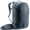 Backpack DEUTER Freerider Pro 34+ — technical freeride ski touring pack, 34 L, black, helmet holder, hipbelt
