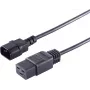 Power cable S/CONN 60017 Black 1.8 m IEC C14 IEC C19