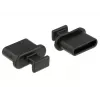 Socket safety cover DeLOCK 64013 USB Type-C Black