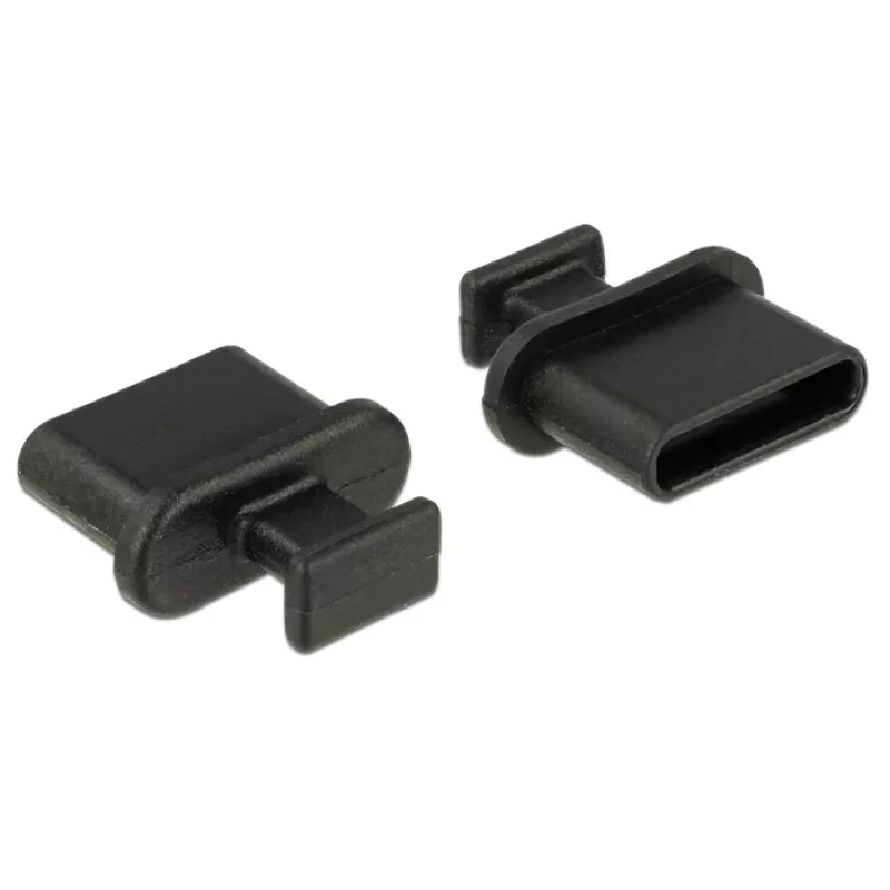Socket safety cover DeLOCK 64013 USB Type-C Black