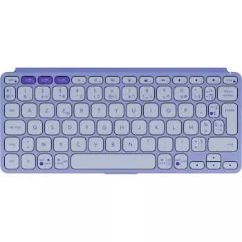 Logitech Keys-To-Go 2 Keyboard Universal Bluetooth AZERTY French Lilac