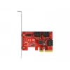 SATA PCI Express x4 Card DeLOCK 6 port Low Profile Form Factor