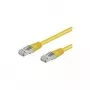 Wentronic Goobay CAT 5e Patch Cable, F/UTP, Yellow, 50 m - CCA Copper Mix (50869)