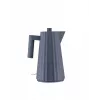 Alessi MDL06 B Pleated Electric Kettle, Black Euro Plug