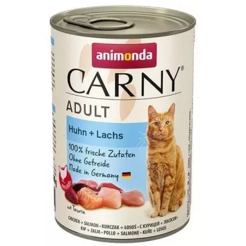 Canned wet cat food animonda Carny Chicken + Salmon Adult 400 g grain-free, gluten-free