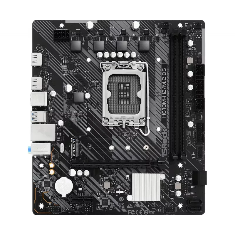 ASRock H610M-H2/M.2 D5 Micro-ATX Motherboard