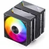 CPU cooler Jonsbo CA80 Dual-Tower, 2×120mm PWM fans, ARGB, black
