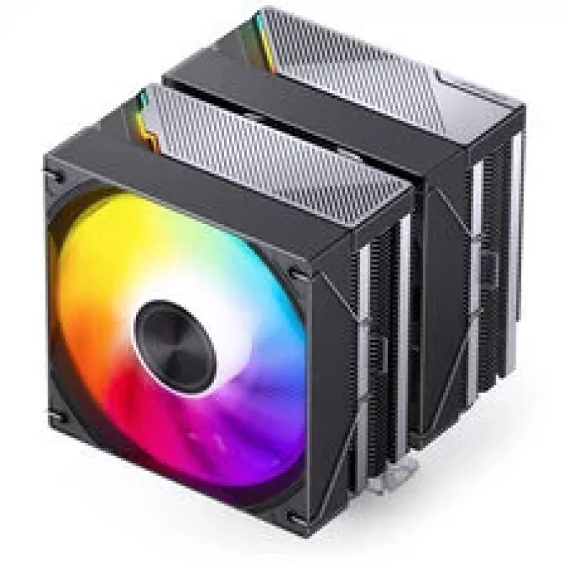 CPU cooler Jonsbo CA80 Dual-Tower, 2×120mm PWM fans, ARGB, black