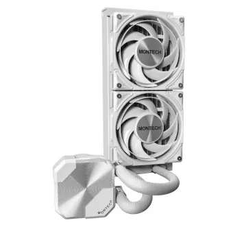 Montech HyperFlow Silent 240 Processor All-in-one liquid cooler 12 cm White 1 pc(s)