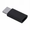 Savio AK-31 / B cable interface/gender adapter Micro USB USB 3.1 Type C Black