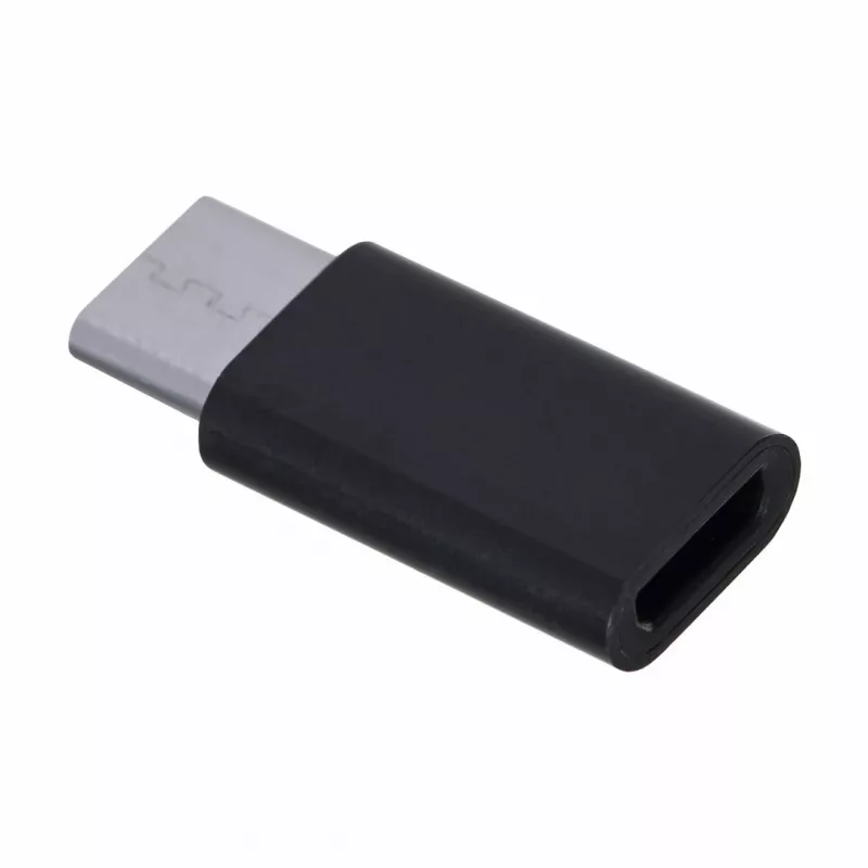 Savio AK-31 / B cable interface/gender adapter Micro USB USB 3.1 Type C Black