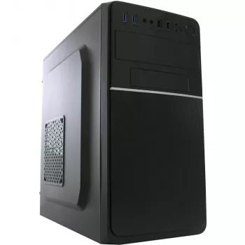 LC Power 2015MB - Tower - micro ATX - without Power Supply - Black - USB/Audio (LC-2015MB-ON)