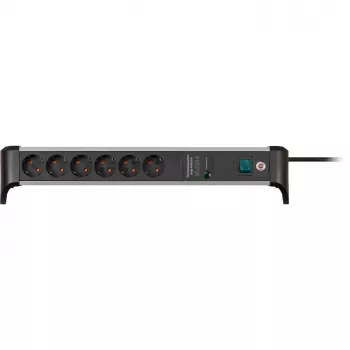 Power Extension Brennenstuhl 1391020600 3m 6 AC Outlets Indoor Black Silver