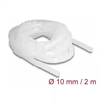 DeLOCK Spiral Hose flexible 2 m x 10 mm transparent