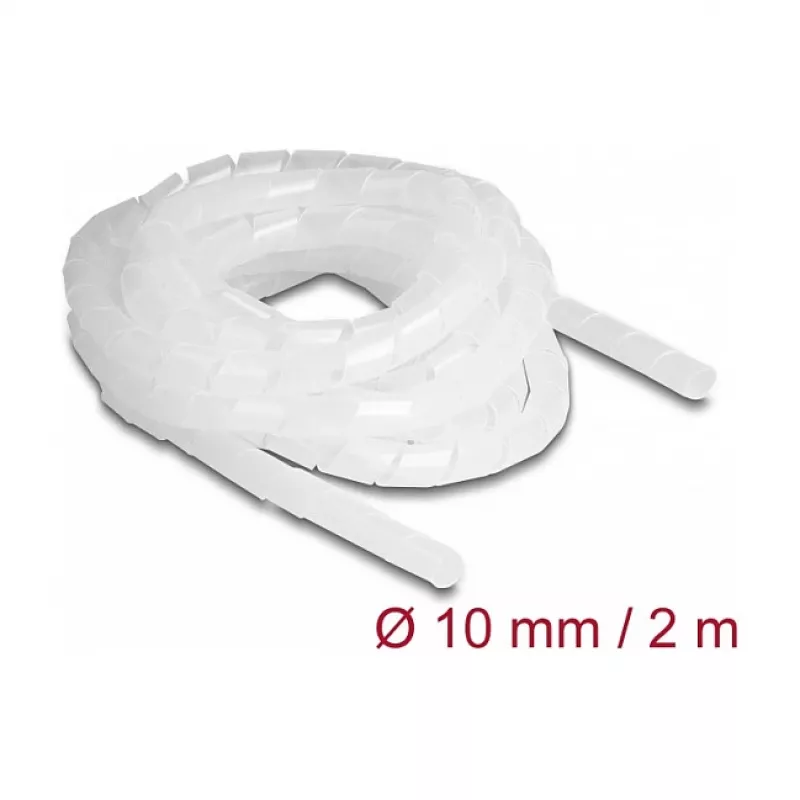 DeLOCK Spiral Hose flexible 2 m x 10 mm transparent