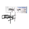 LogiLink TV wall mount 50–90 tilt swivel 75 kg max