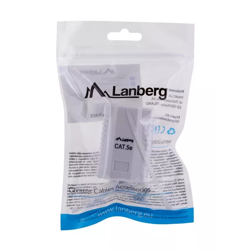 Lanberg OU5-0001-W outlet box RJ-45 White