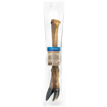 Dog treat PETMEX Deer Hoof 250 g — natural venison chew, grain‑free, gluten‑free, protein 86%, for adult dogs