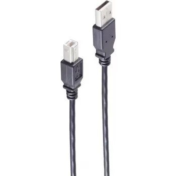 USB cable ShiverPeaks BS13-23045 USB 2.0 3m USB A USB B Black